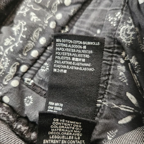 Free People We The Free Just Frills Low Rise Skinny Jeans Black Women's Size 26 - Picture 7 of 11